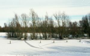 IJssel bij Hattem in de winter
