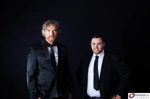 Fotoshoot voor bandfoto