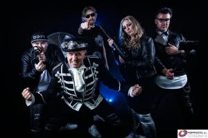 Fotoshoot voor bandfoto